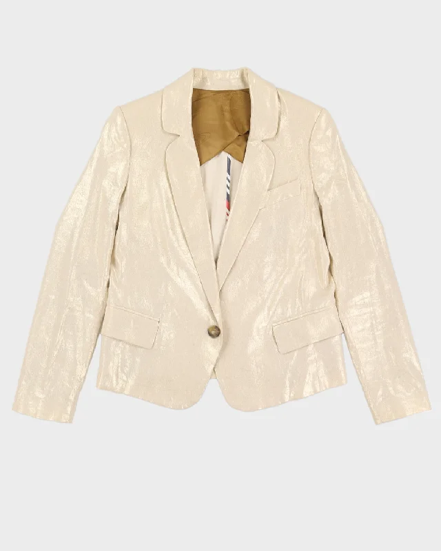 Vivienne Westwood Anglomania Gold Blazer - S