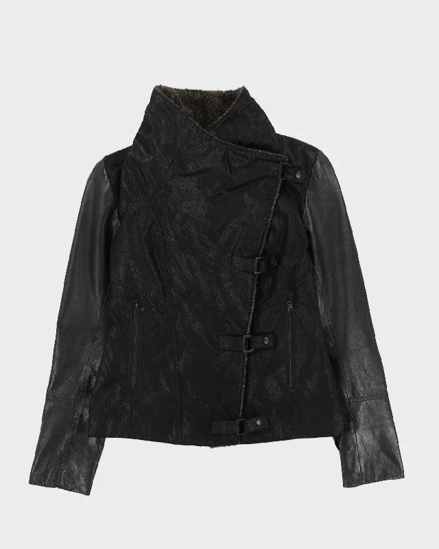 Blink Black Leather Jacket - M