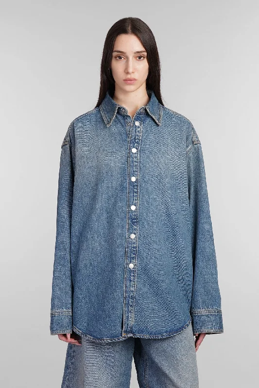 New ofelia Denim Jackets in blue cotton