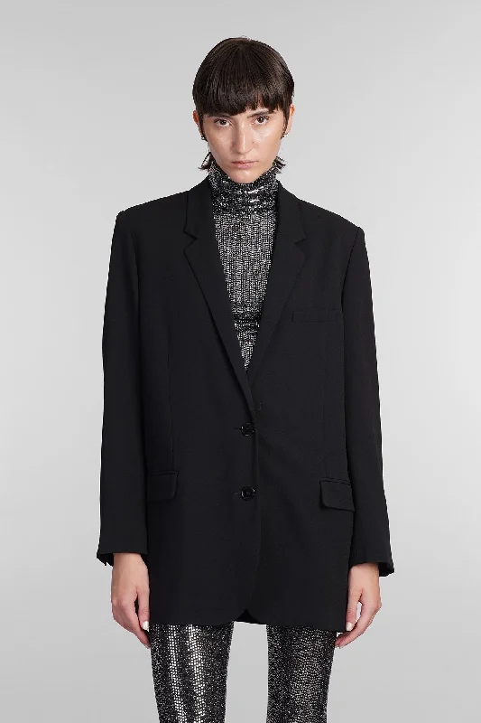 Oceany Blazer in black polyester