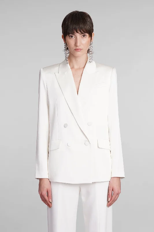 Norah Blazer in white acetate