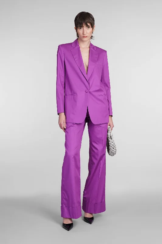 Guia Blazer in Viola cotton