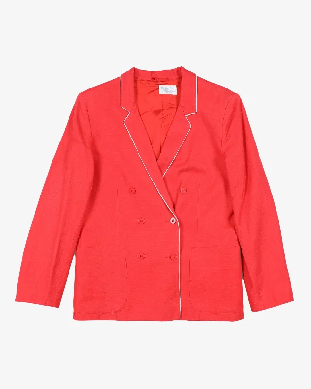 Vintage red blazer - S