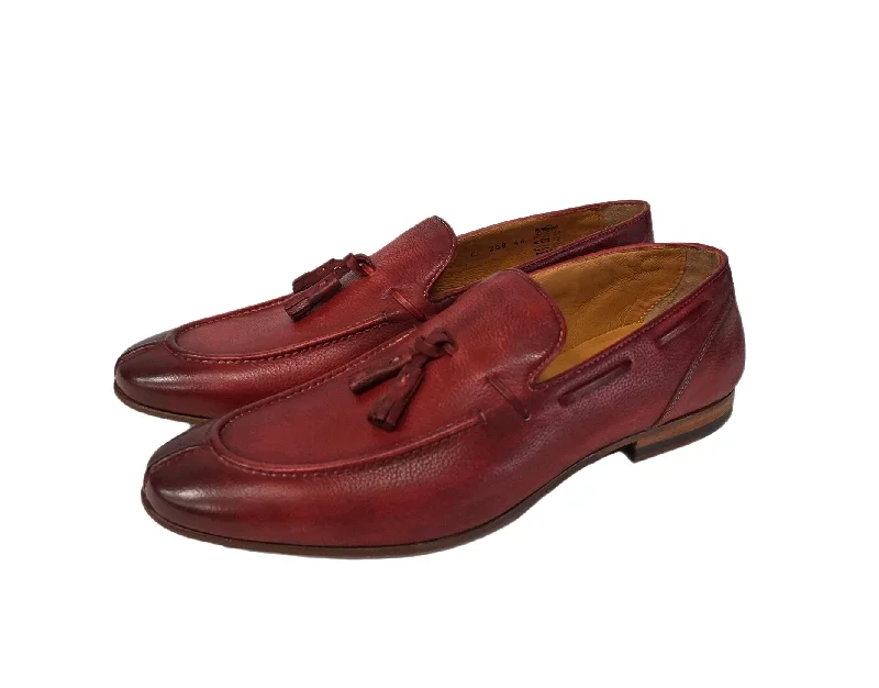 Jose Real Red Italian Tassel Loafer