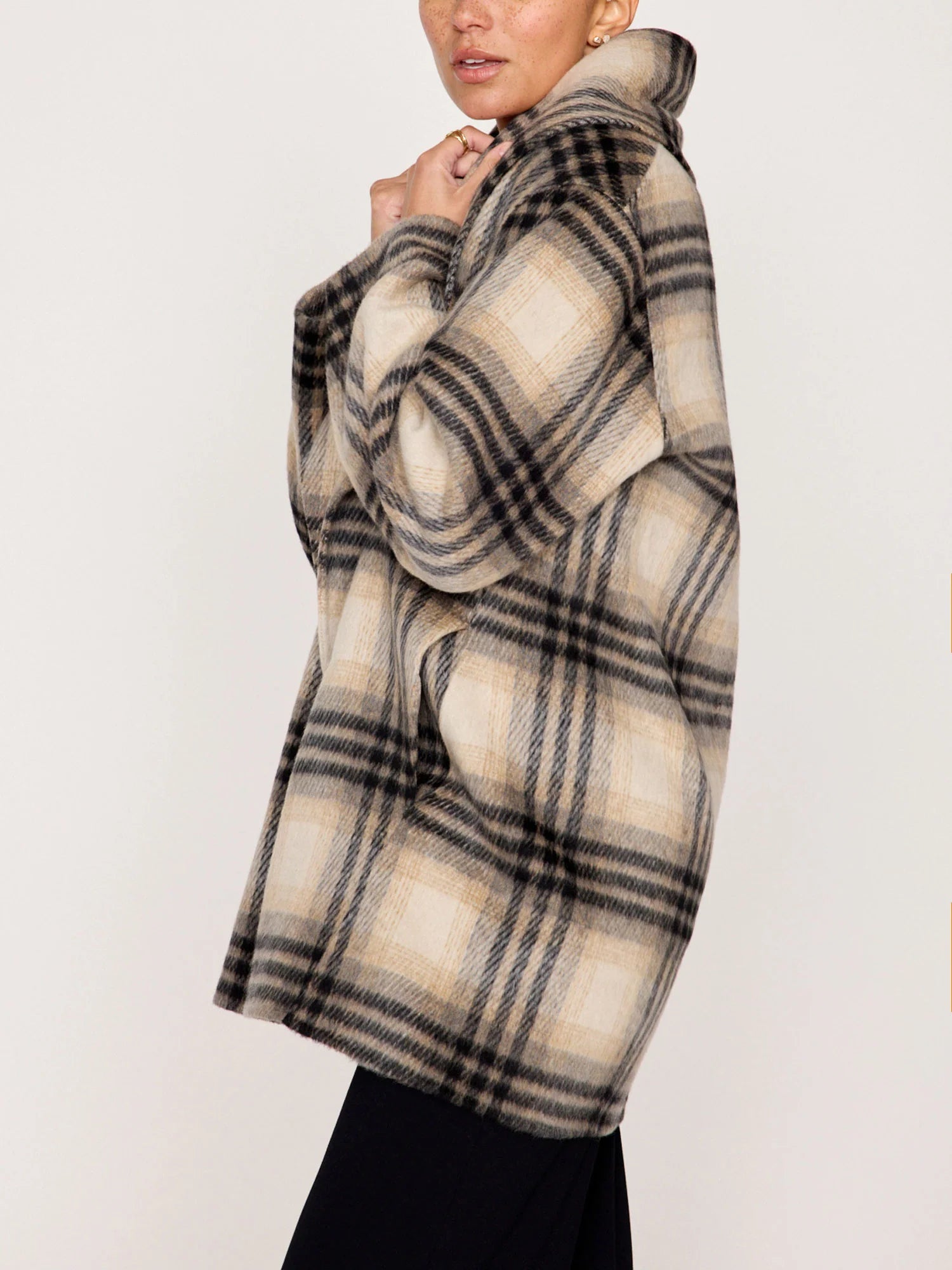 Finley Plaid Coat Heritage Plaid