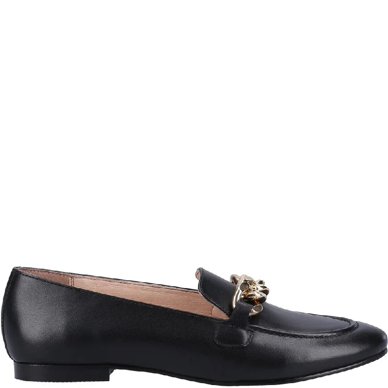 Black Harper Chain Loafers