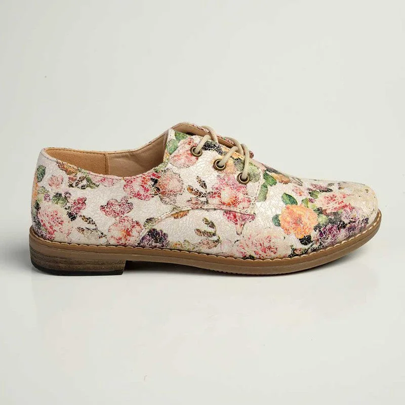 Soft Style by Hush Puppies Tyler Crackle Floral  - Pearl