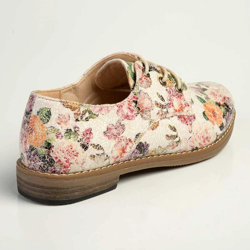 Soft Style by Hush Puppies Tyler Crackle Floral  - Pearl