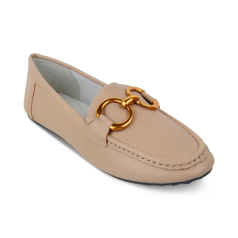 The Wigo Tan Women's Dress Loafers Tresmode