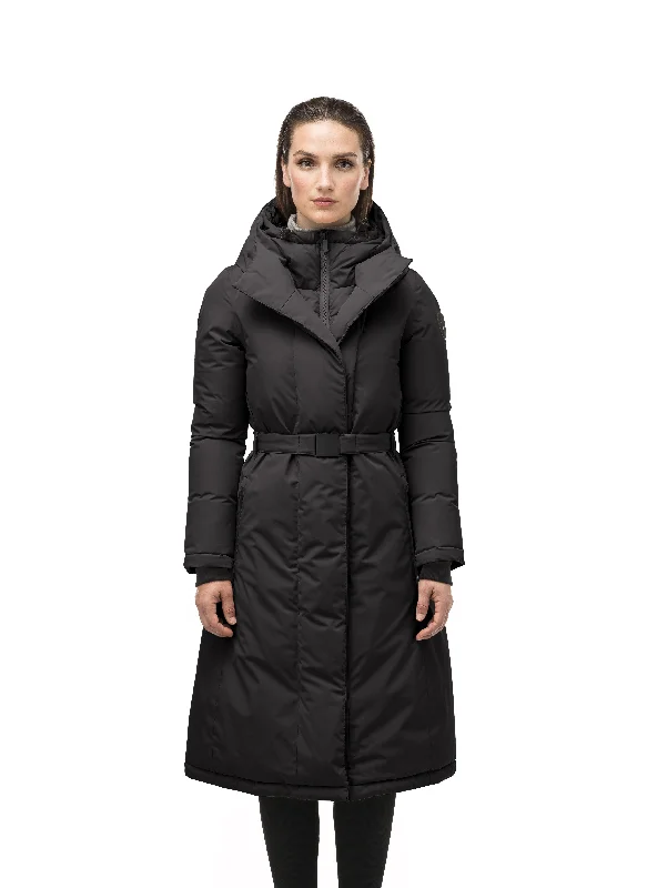 Lara Women's Belted Parka