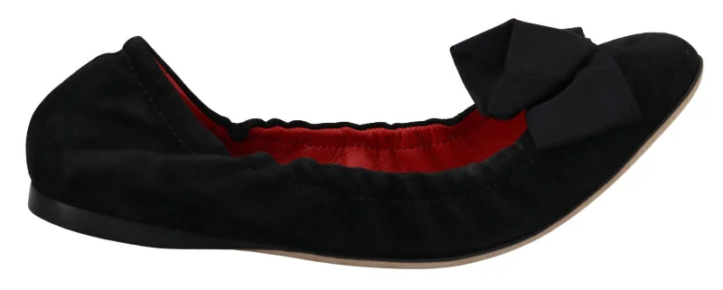 Dolce & Gabbana Elegant  Suede Ballet Women's Flats