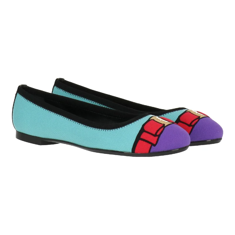 Salvatore Ferragamo Womens Multicolored Flat