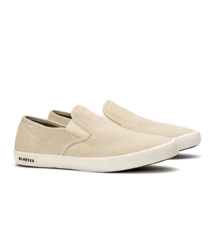 Women's Baja Slip On Standard Shoes In Natural Vintage Washed