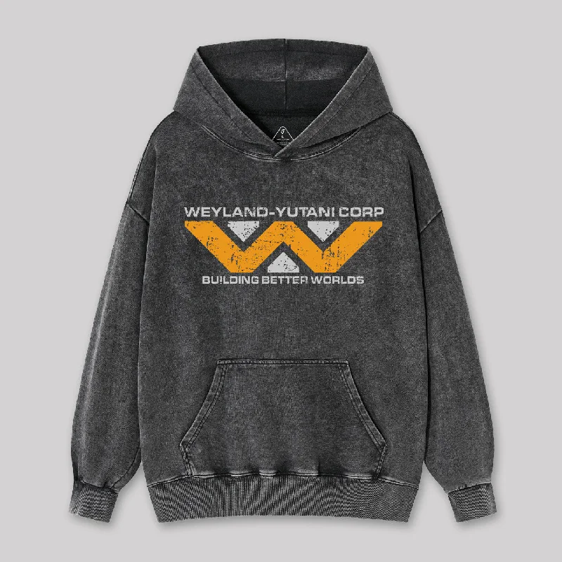 Weyland yutani Corp Washed Hoodie