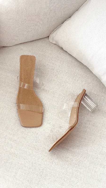 Vibrant and colorful women's shoe collectionsAena Heel - Nude/Clear