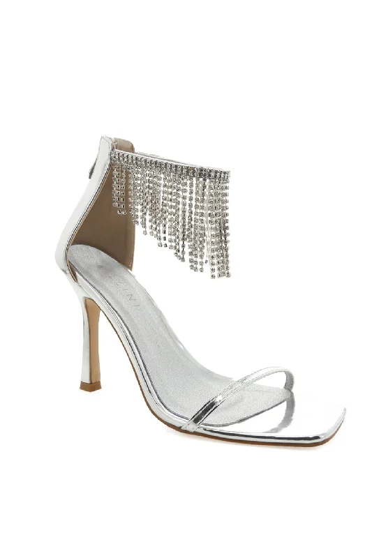 Fashion-forward and trendy women's shoe stylesBiLLiNi Barlow High Stiletto Heel Diamante Silver