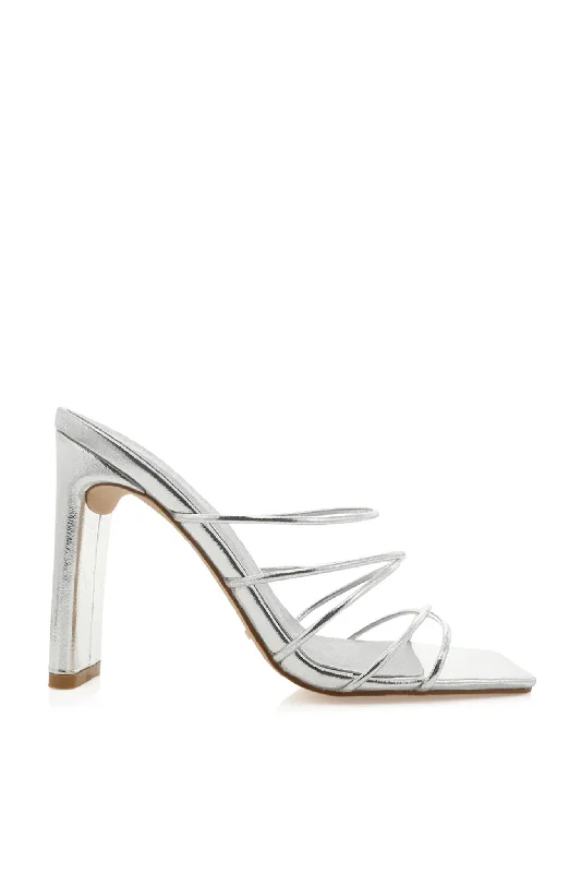 Comfy casual women's shoes for everyday wearBiLLiNi Cattie Heel Silver