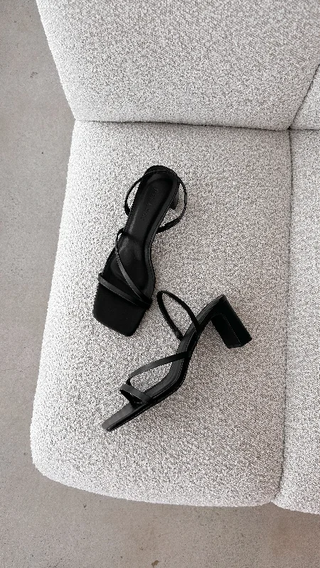 Stylish and elegant women's shoes for weddingsCailan Heel - Black