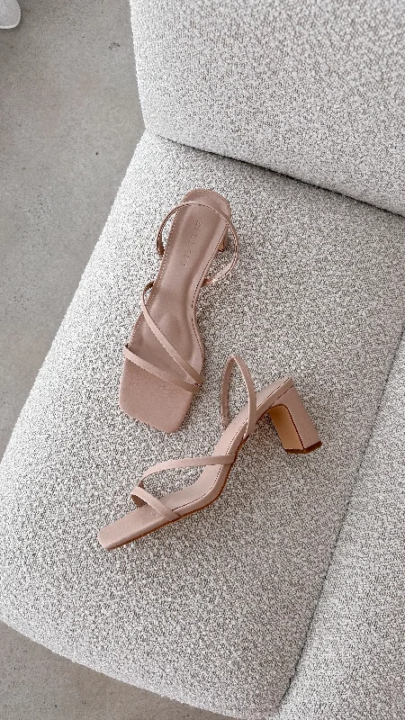 Luxurious and opulent women's shoe optionsCailan Heel - Nude