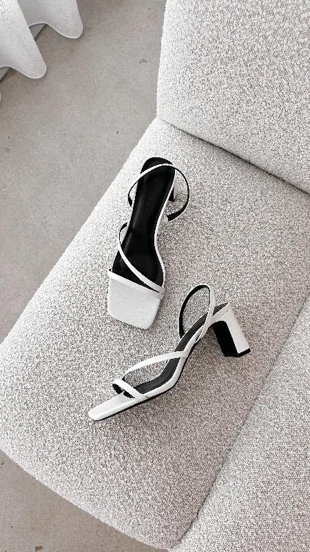 Comfy and cozy women's shoes for loungingCailan Heel - White