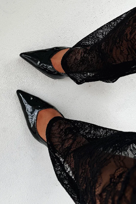 Elegant and sophisticated women's shoes for mature womenElsa Heels - Black