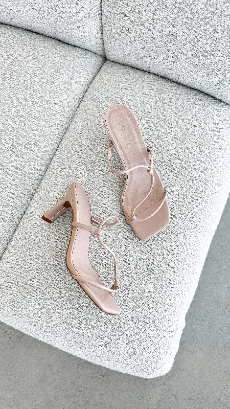 Durable and reliable women's shoesFlorella Heel  - Nude