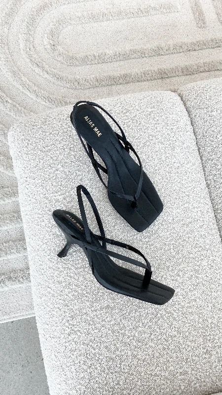 Flattering and figure-hugging women's footwearAlias Mae Jem Heel - Black Leather