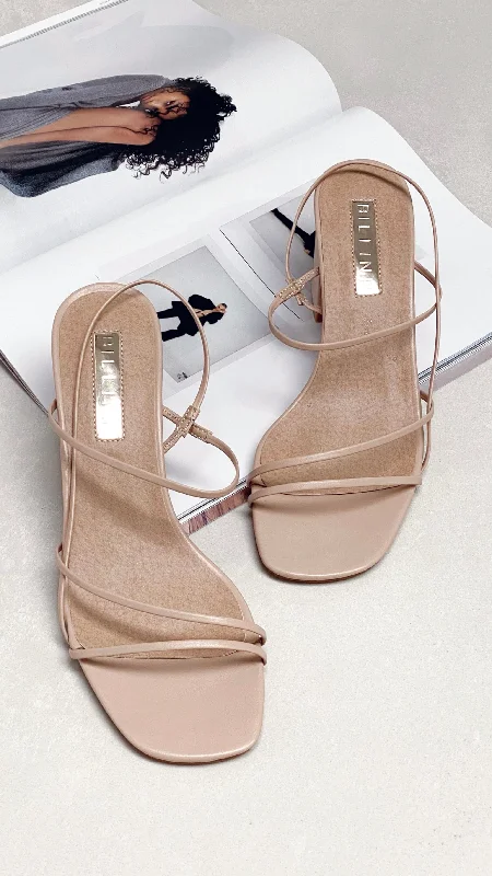 Practical and functional women's footwear solutionsYachi Heels - Nude