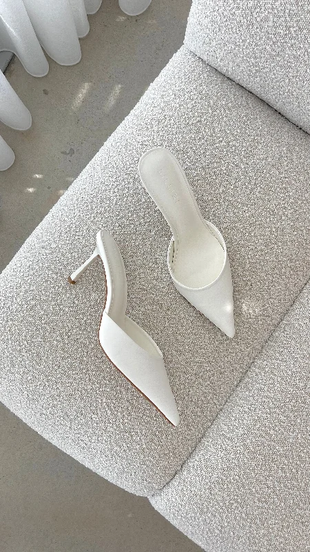 Warm and cozy women's shoes for winterXayden Heel - White