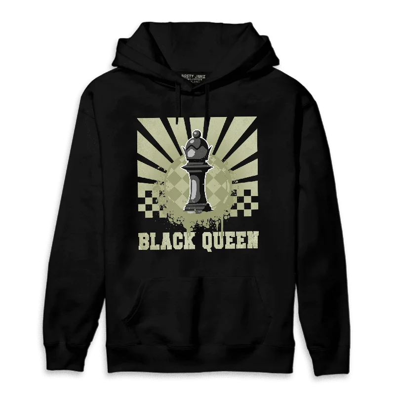Elegant and sophisticated women's shoe stylesNastyJamz Yeezy Slide Resin Hoodie Match Black Queen Collection