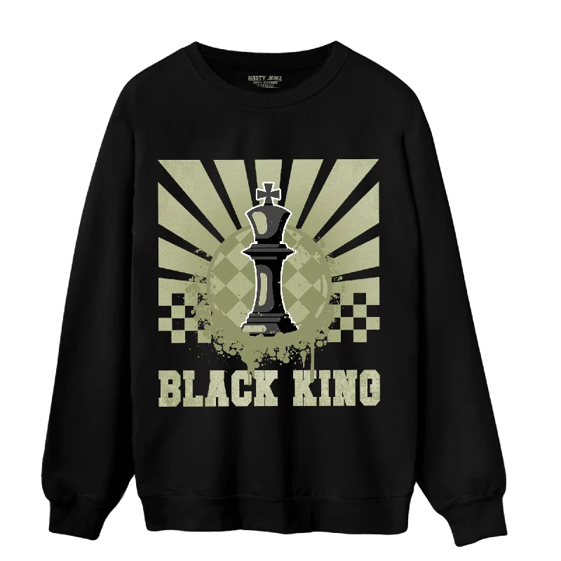 Elegantly crafted women's shoesNastyJamz Yeezy Slide Resin Sweatshirt Match Black King Collection