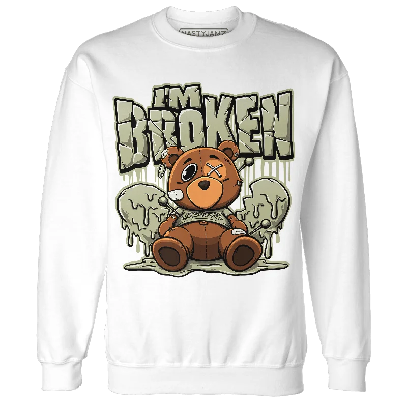 Stylish and comfortable women's shoes for long days at workNastyJamz Yeezy Slide Resin Sweatshirt Match Im Broken BER