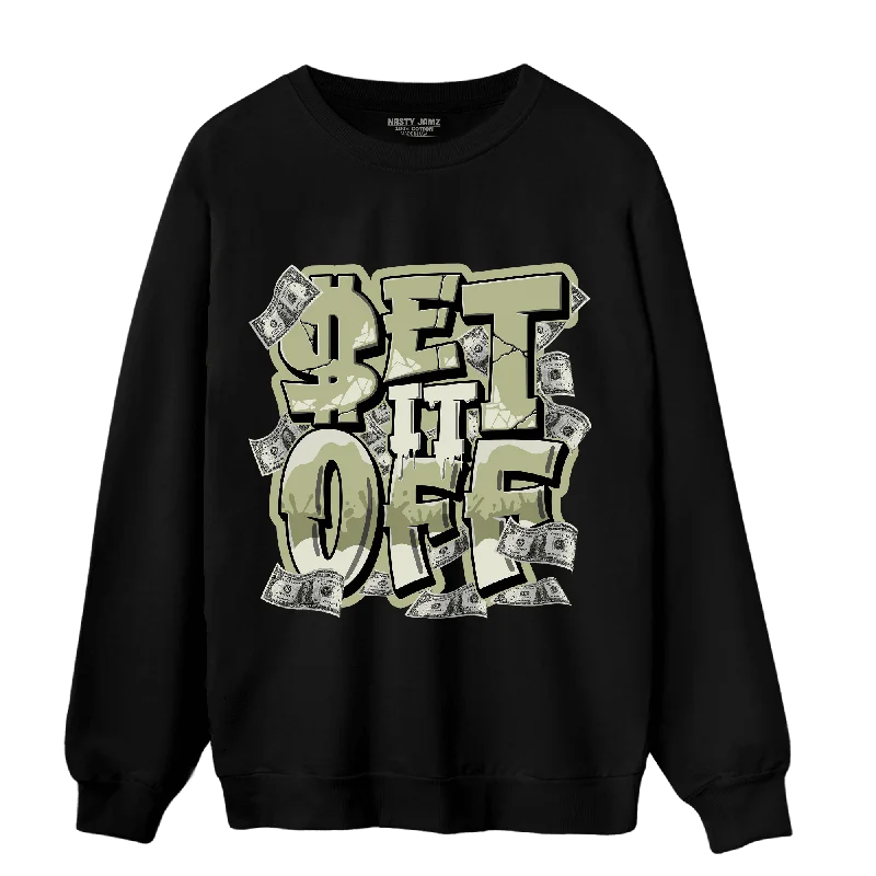 Versatile and stylish women's shoes for everyday chicNastyJamz Yeezy Slide Resin Sweatshirt Match Money Set It Off