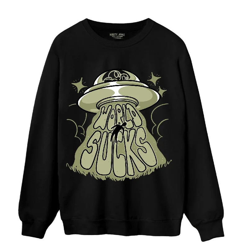 Chic and stylish women's shoes for cocktail partiesNastyJamz Yeezy Slide Resin Sweatshirt Match World Sucks