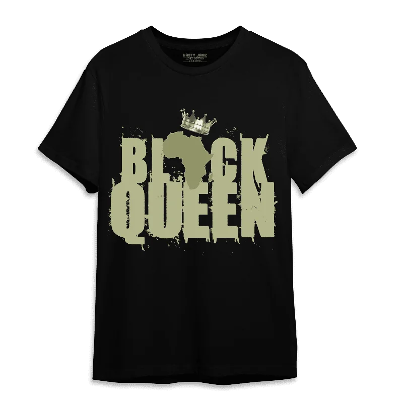 Comfortable and supportive women's shoes for all-day wearNastyJamz Yeezy Slide Resin T Shirt Match Black Queen Crown