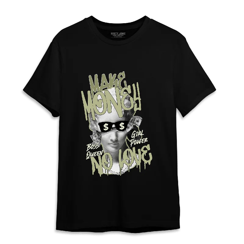 Elegant and sophisticated women's shoes for mature womenNastyJamz Yeezy Slide Resin T Shirt Match Make Money No Love