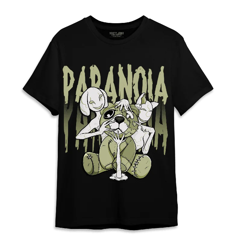 Colorful and vibrant women's shoe patternsNastyJamz Yeezy Slide Resin T Shirt Match Paranoia BER