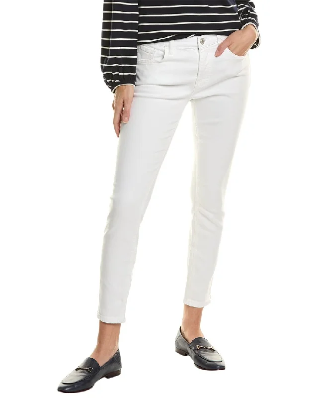 Timeless classic women's shoe designsCurrent/Elliott The Slider Low-Rise Blanc Skinny Jean
