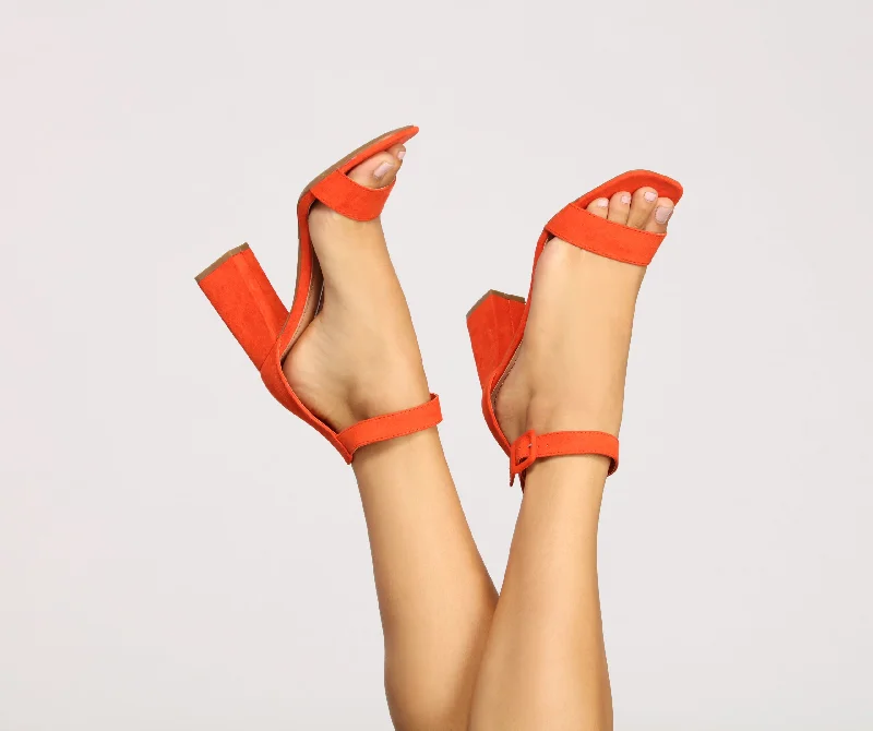 Comfy and casual women's shoes for the weekendFashionably Fab Block Heels