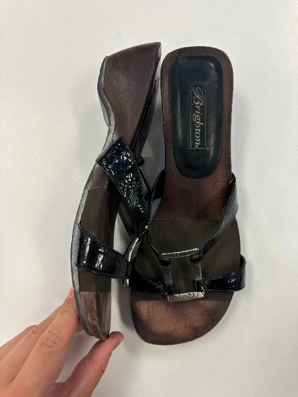 Comfy and stylish women's shoes for walkingSandals Heels Block By Brighton In Black, Size: 8