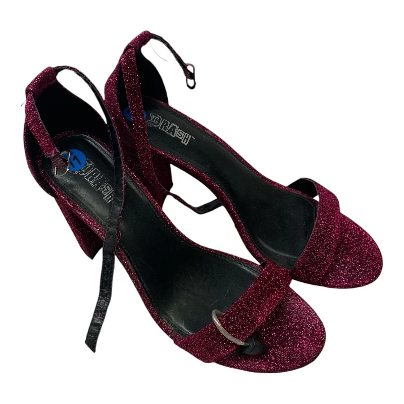 Chic and stylish women's shoes for summerSandals Heels Block By Brash In Pink, Size: 11