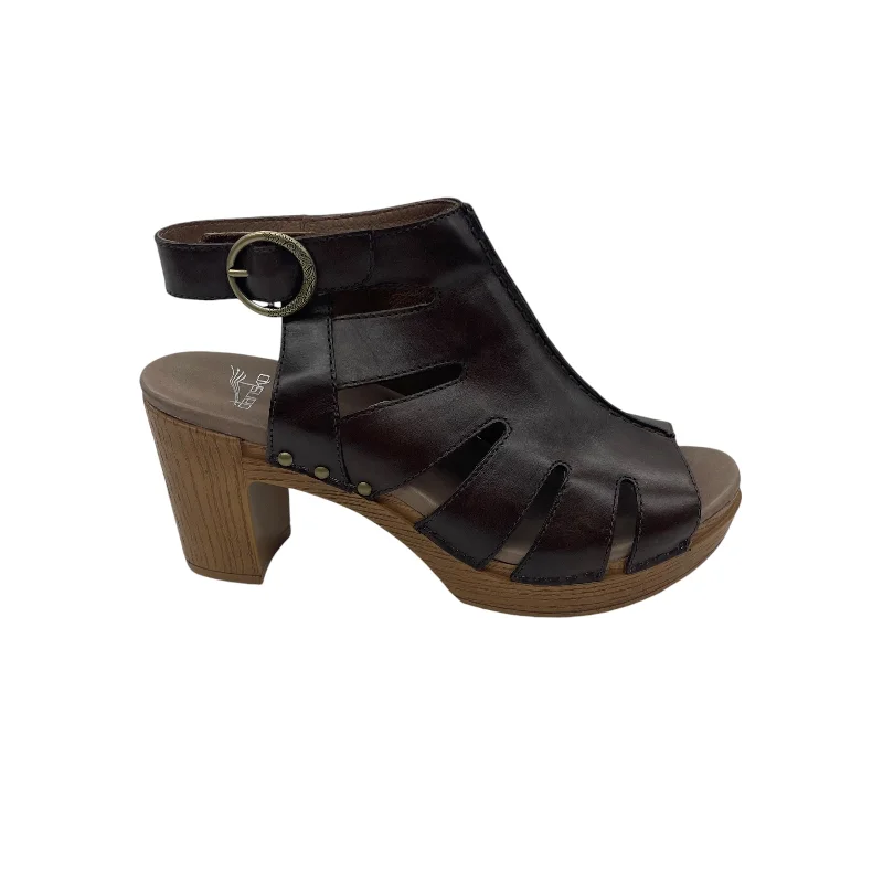 Practical and functional women's footwear solutionsSandals Heels Block By Dansko In Brown, Size:8.5