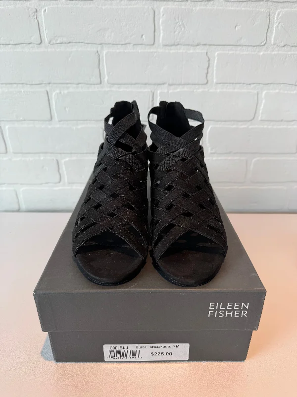 Bold and statement-making women's shoes for the bold and beautifulSandals Heels Block By Eileen Fisher In Black, Size: 7
