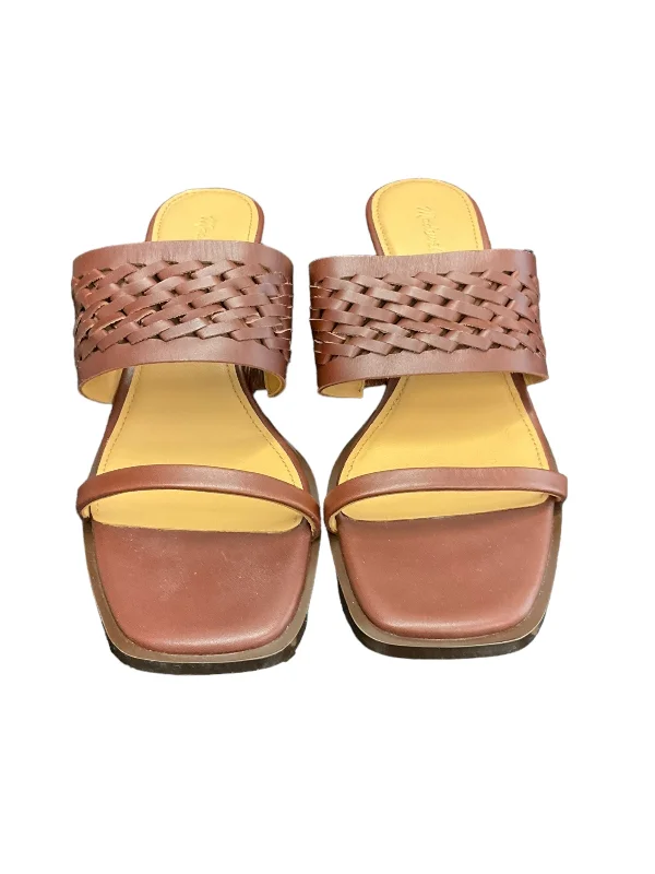 Versatile and chic women's shoes for everyday eleganceSandals Heels Block By Madewell In Brown, Size: 7.5