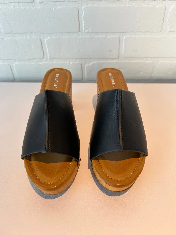 Durable and reliable women's shoesSandals Heels Block By Maurices In Black, Size: 8.5