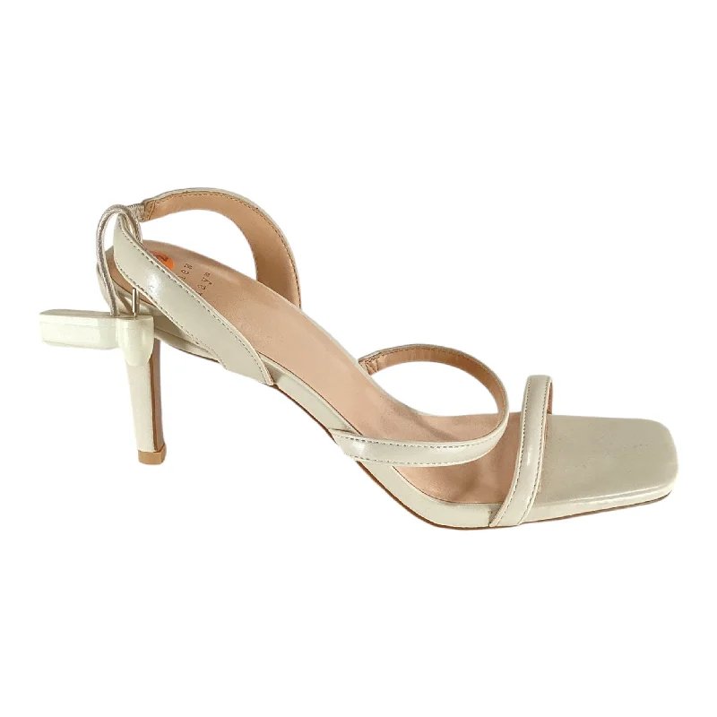 Chic and stylish women's shoes for summerSandals Heels Stiletto By A New Day In Tan, Size: 8.5