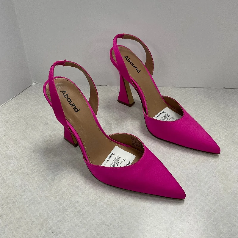 Practical and stylish women's shoes for travelSandals Heels Stiletto By Abound In Pink, Size: 8