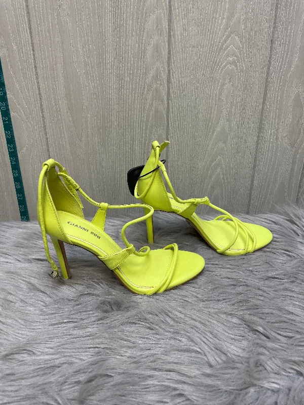 Chic and stylish women's shoes for garden partiesSandals Heels Stiletto By Gianni Bini In Green, Size: 7.5