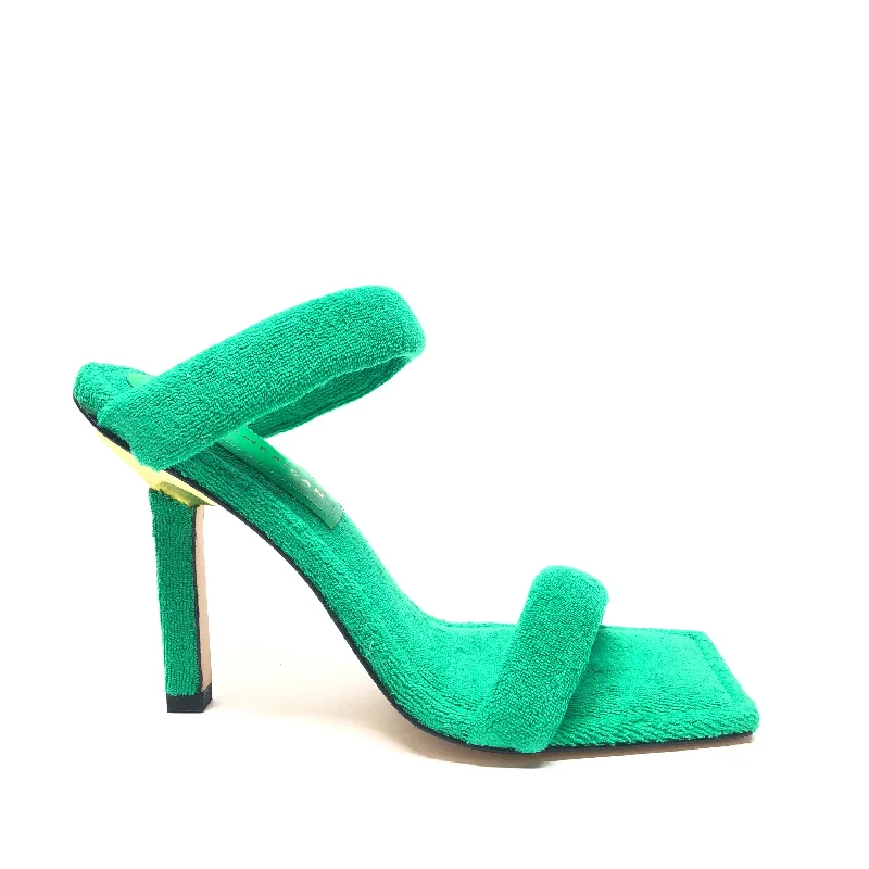 Sleek and modern women's footwear optionsSandals Heels Stiletto By Good American In Green, Size: 7