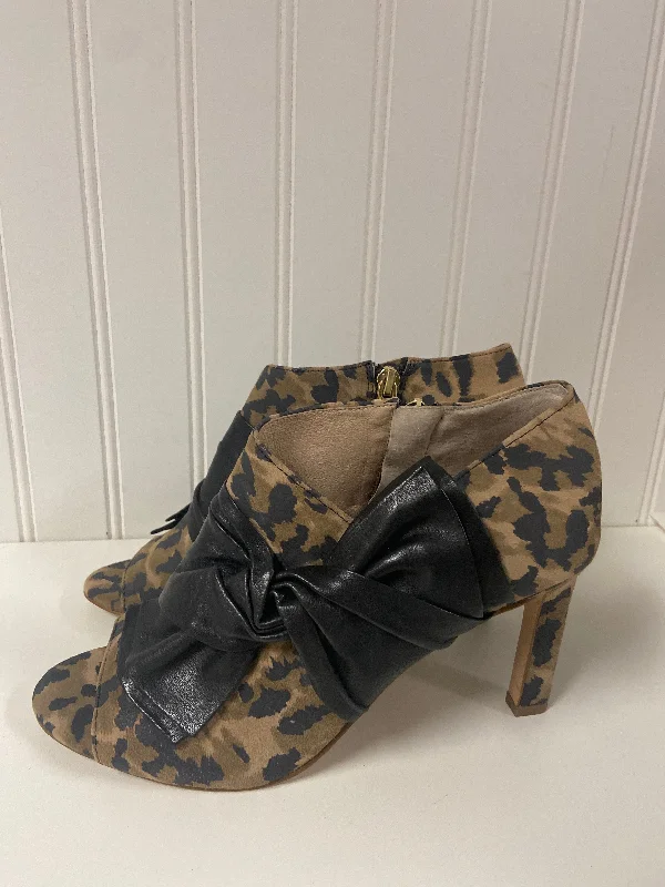 Luxurious and comfortable women's shoe options for special occasionsSandals Heels Stiletto By Louise Et Cie In Animal Print, Size: 7.5
